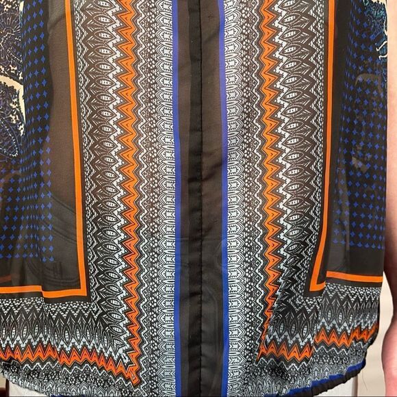 Hannah Blue Bohemian Style Top - Picture 8 of 9